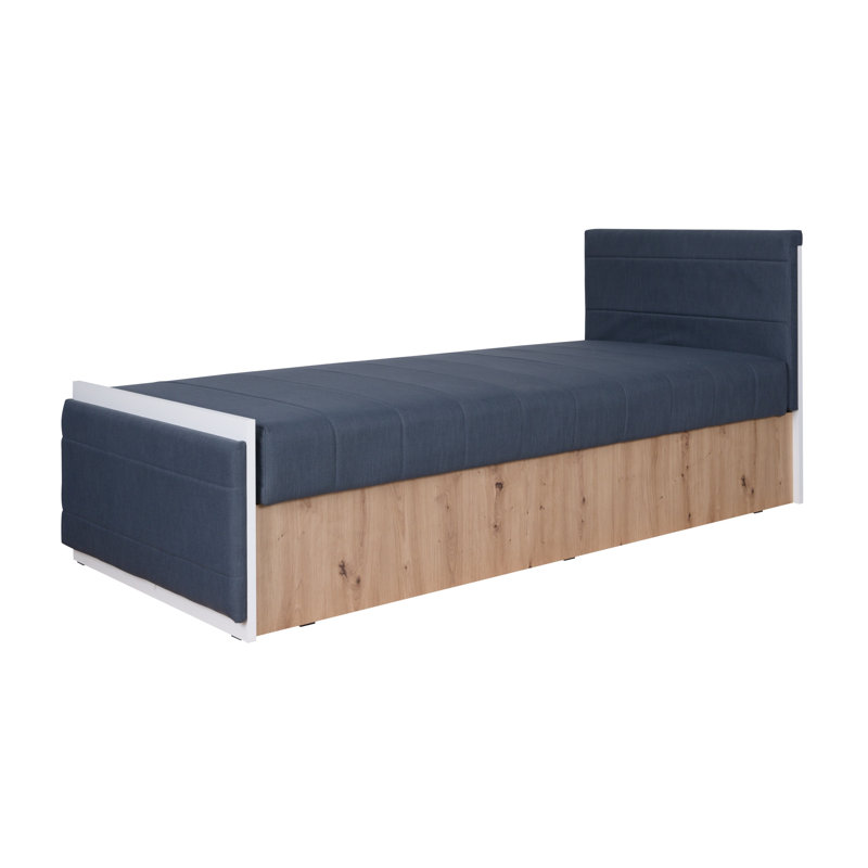 Ebern Designs Polsterbett Naci mit Stauraum